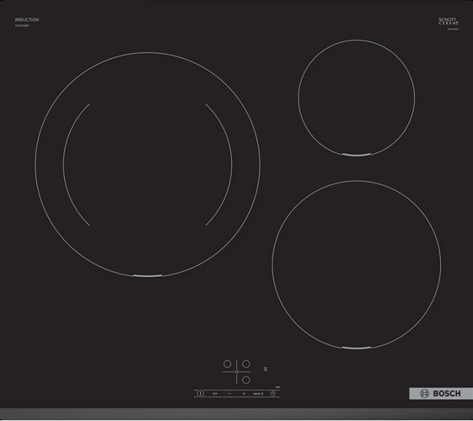 VITROCERÁMICA INDUCCIÓN BOSCH PUJ631BB5E 3 ZONAS