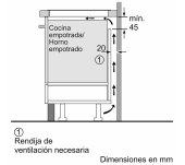 VITROCERÀMICA INDUCCIÓ BOSCH PUJ631BB5E 3 ZONES