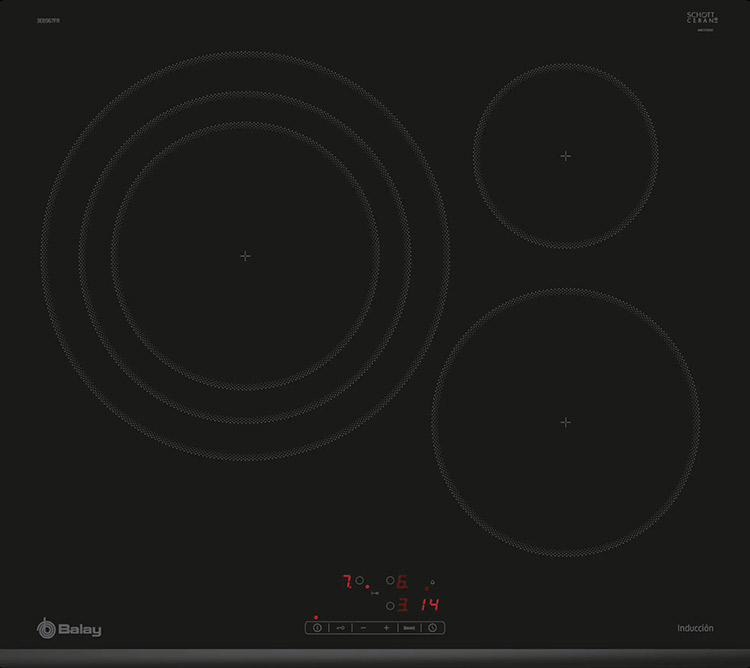 VITROCERÀMICA INDUCCIÓ BALAY 3EB967FR 3 ZONES