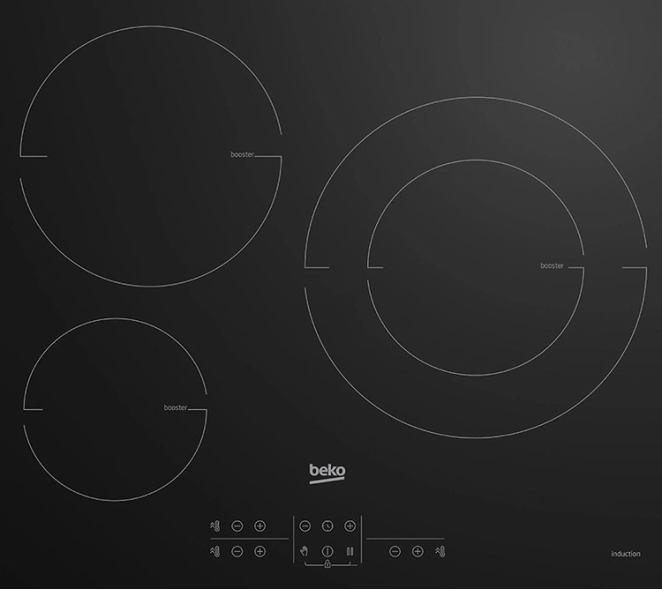 VITROCERÁMICA INDUCCIÓN BEKO HIIS63206M 3 ZONAS