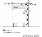 VITROCERÁMICA INDUCCIÓN BOSCH PID631BB5E 3 ZONAS