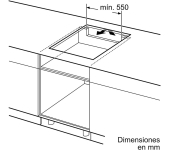 VITROCERÁMICA INDUCCIÓN BOSCH PID631BB5E 3 ZONAS