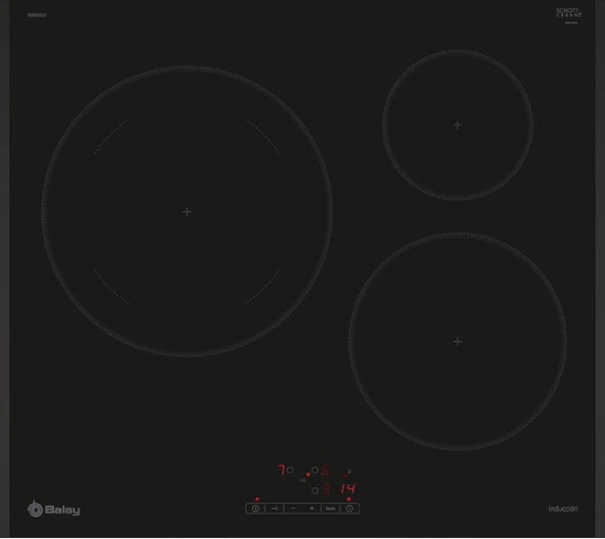 VITROCERÀMICA INDUCCIÓ BALAY 3EB965LR 3 ZONES