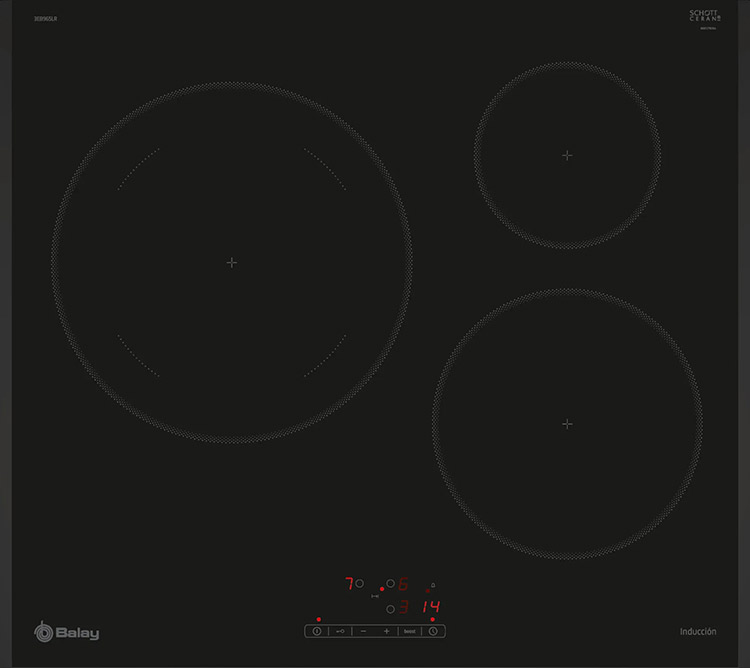 VITROCERÁMICA INDUCCIÓN BALAY 3EB965LR 3 ZONAS