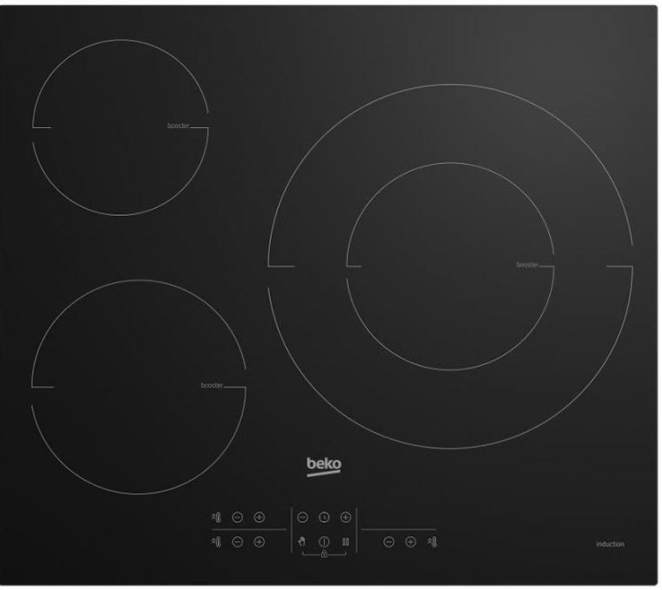 VITROCERÀMICA INDUCCIÓ BEKO HII63205MT 3 ZONES