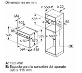 FORN INDEPENDENT BALAY 3HB4841X2 CLASSE A