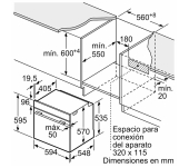 FORN INDEPENDENT BALAY 3HB4841X2 CLASSE A