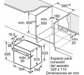 HORNO INDEPENDIENTE BALAY 3HB5158B2 CLASE A