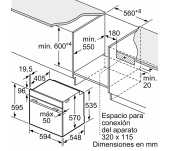 FORN INDEPENDENT BOSCH HBA5740S0 CL A PIROLÍTIC