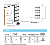 ESTRUCTURA CORREDERA OPEN BOX PLADUR