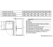 FRIGORÍFIC COMBI BALAY 3KFE563WI NO FROST