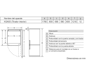 FRIGORÍFIC COMBI BALAY 3KFE361WI NO FROST