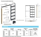 ESTRUCTURA CORREDERA OPEN BOX PLADUR