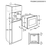 MICROONDAS INTEGRABLE CON GRILL AEG MSB2547DM