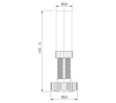 KIT PATAS COCINA CON TETON 13MM (4UN)