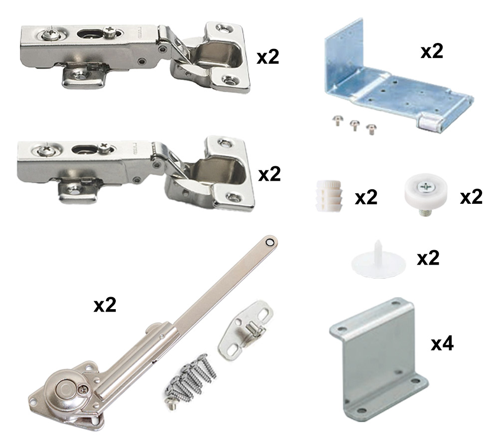 MECANISMO PUERTA RETRÁCTIL SIN GUÍA IF-H360W