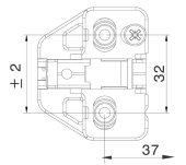 BASE FRONTISSA DTC PIVOT-PRO T5 CREU REGULABLE