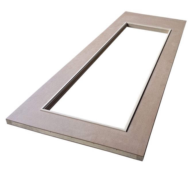 PORTA VIDRIERA LLISA D'INTERIOR MDF 5MM