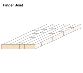 TAULER DE FUSTA ENLLISTONAT ROURE FINGER JOINT