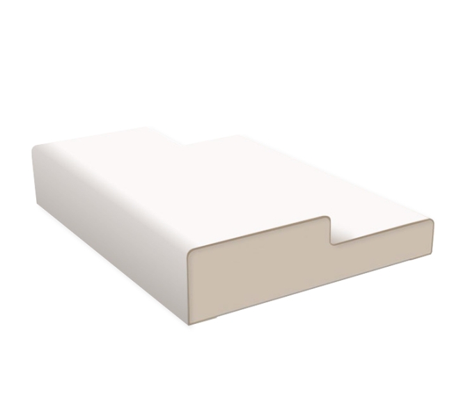 BATENT MDF PRELACAT BLANC