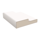 BATENT MDF PRELACAT BLANC