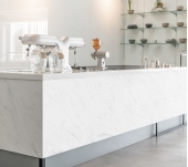 MEGANITE SOLID SURFACE 100% ACRYLIC CARRARA