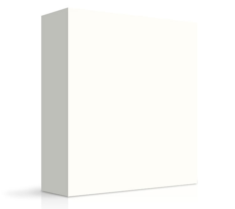 MEGANITE SOLID SURFACE 100% ACRYLIC MEDI WHITE