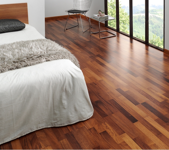 PARQUET DE FUSTA IROKO SELECT 3 LAMES