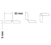 ANGLE VARIABLE PVC BARIWALL MAPLE