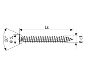 TORNILLO C/PLANA SPAX-M (100UN) PARA MARCOS