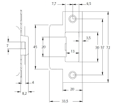 PICAPORTE UNIFICADO TESA 134U PLUS