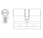 CILINDRO TESA TE5 EXC:13,2