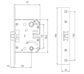 PICAPORTE UNIFICADO TESA 134U PLUS