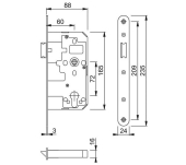 PANY ENCASTAR HOPPE 911 PORTES DE PAS