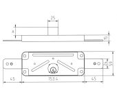 CERRADURA SOBREPONER MCM 1511 PUERTAS METÁLICAS