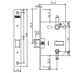 PICAPORTE UNIFICADO TESA 134U