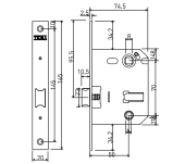 PANY ENCASTAR UNIFICAT TESA 134U