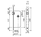 PANY ENCASTAR TESA 135