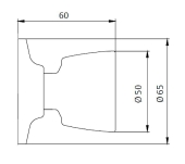 POMO CON CERRADURA EMBUTIR TESA 3520 ENTRADA