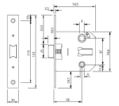 PICAPORTE UNIFICADO TESA 2004U