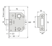 PICAPORTE UNIFICADO HERRAYMA CENTRADO