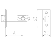 PANY TUBULAR ENCASTAR MCM 523 PORTES DE PAS