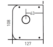 CERRADURA SOBREPONER MOTTURA CS411