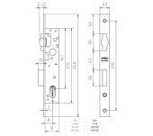 PANY MCM 1551 RODET I PALANCA CILINDRE OVAL