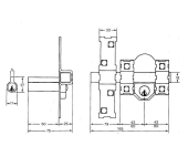 CERROJO FAC 301L/80