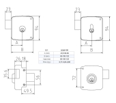 PANY SOBREPOSAR MCM 2524PR DRETA