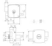 PANY SOBREPOSAR MCM 2525MPR DRETA