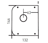 CERRADURA SOBREPONER MOTTURA CS600