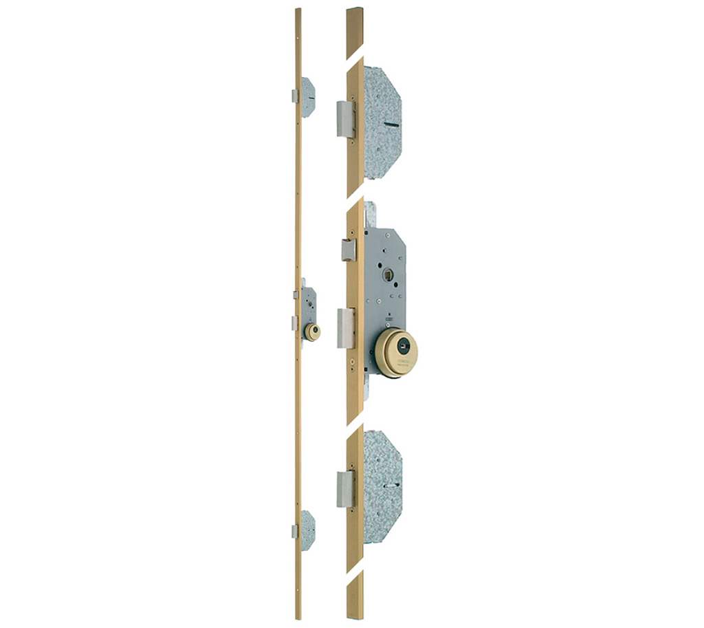 Cerradura MCM 1550 Embutir para Puerta Metálica 26/26mm. - Vidal Locks