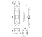 FALLEBA SOBREPONER AMIG MODELO 7